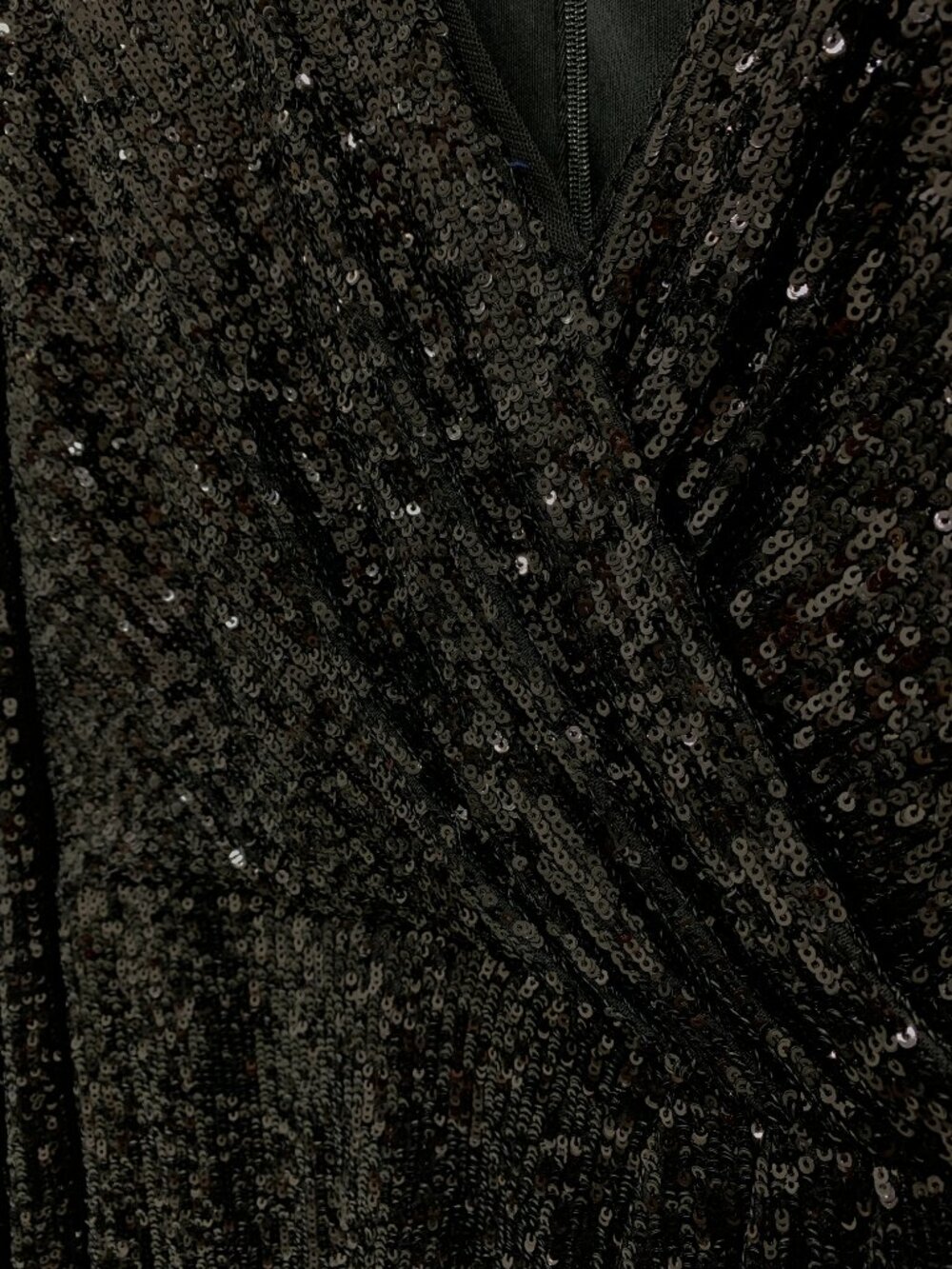 Xscape Long Sleeve Sequin Gown - Picture 11 of 13
